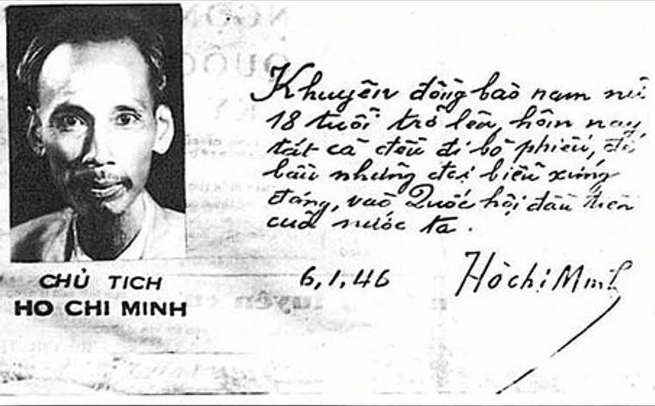 Ngày 6/1/1946 ghi dấu một sự kiện có ý nghĩa đặc biệt trong lịch sử chính trị Việt Nam hiện đại: lần đầu tiên Nhân dân Việt Nam trực tiếp bỏ phiếu bầu ra Quốc hội của mình.